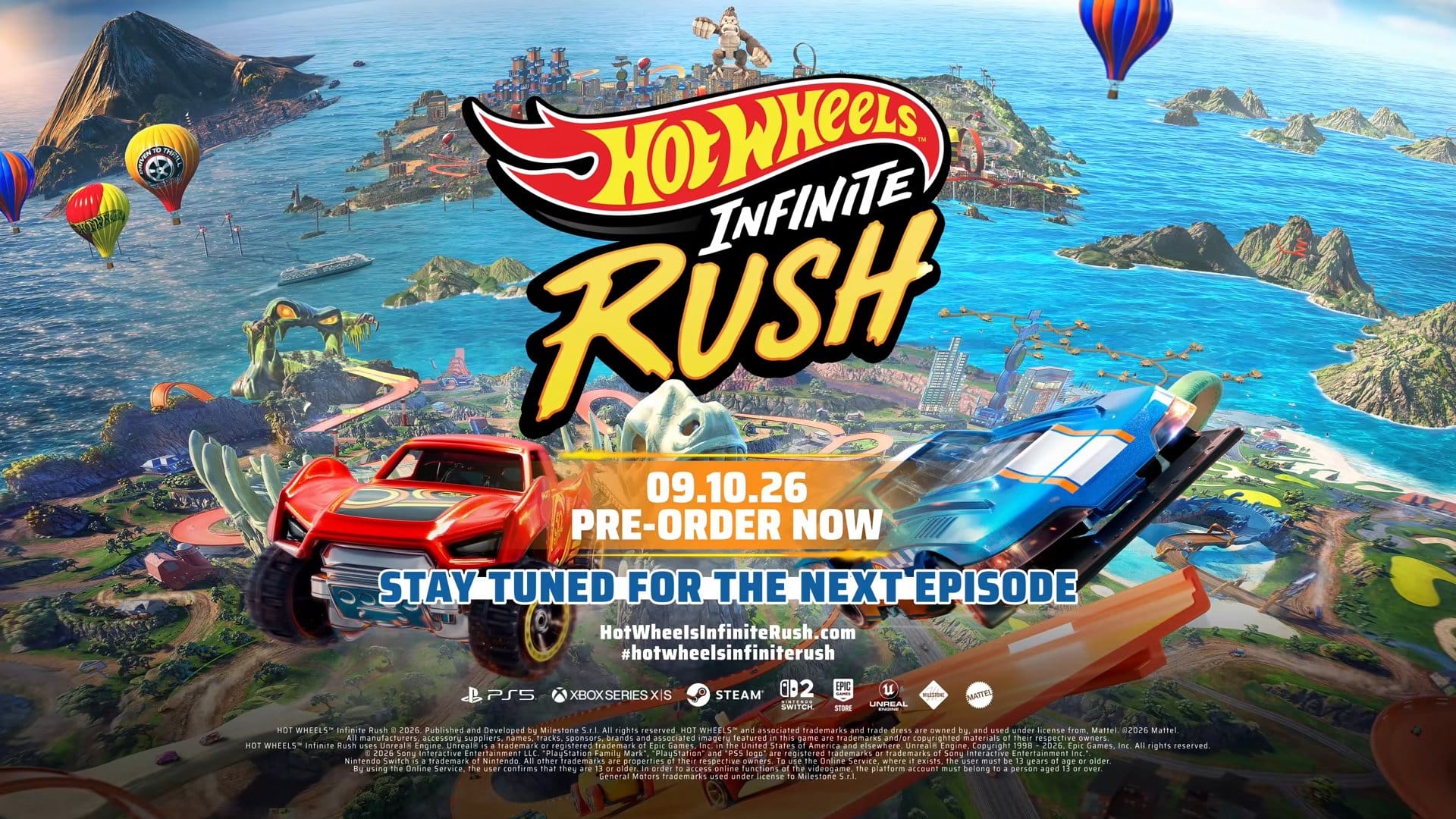 Hot Wheels Infinite Rush é antecipado para 10 de setembro