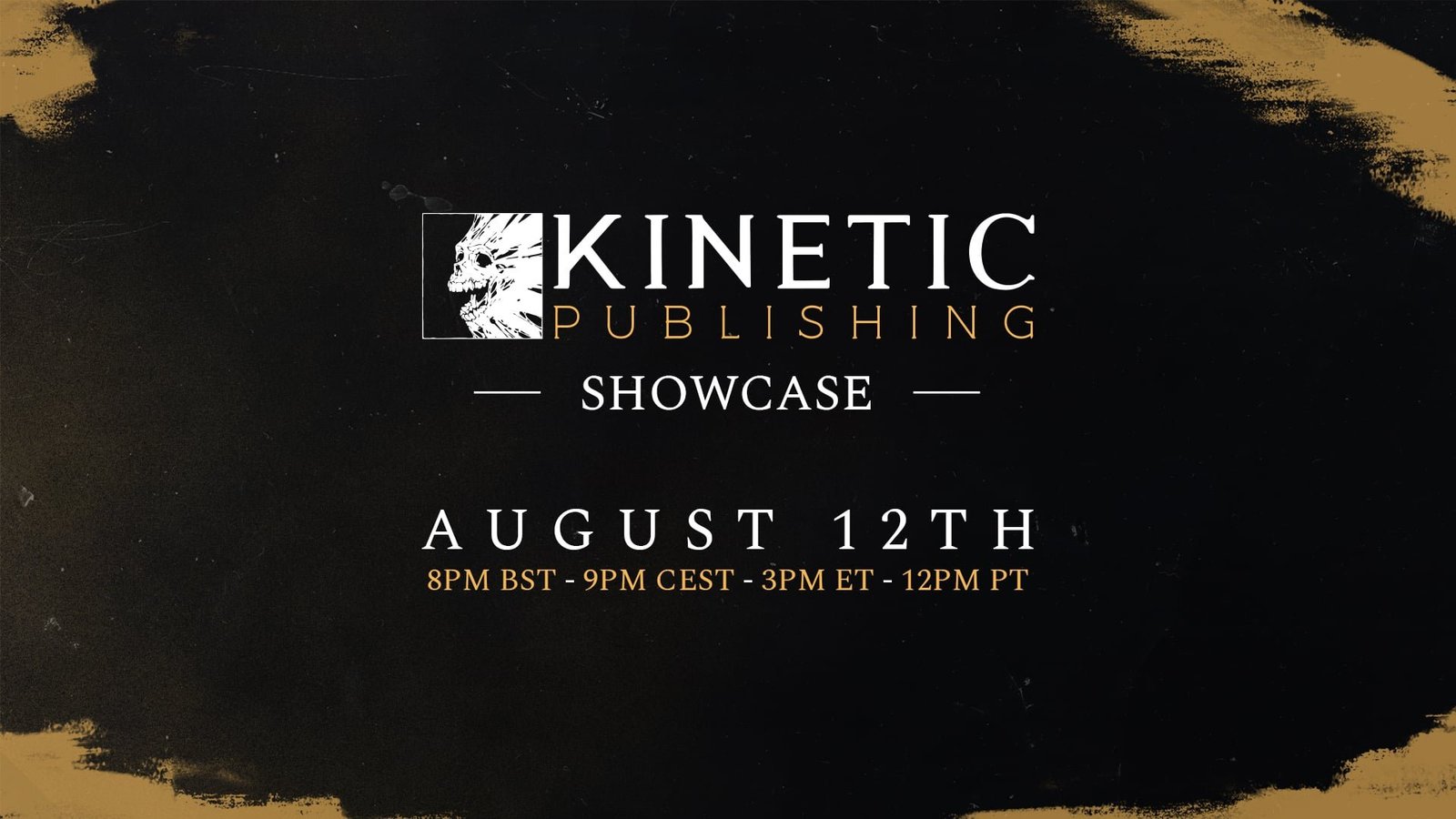 Kinetic Publishing Showcase é anunciado para 12 de agosto
