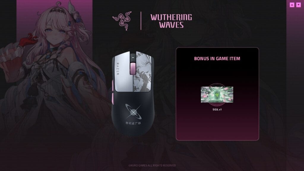 Razer Viper V3 Pro SE – Edição Wuthering Waves