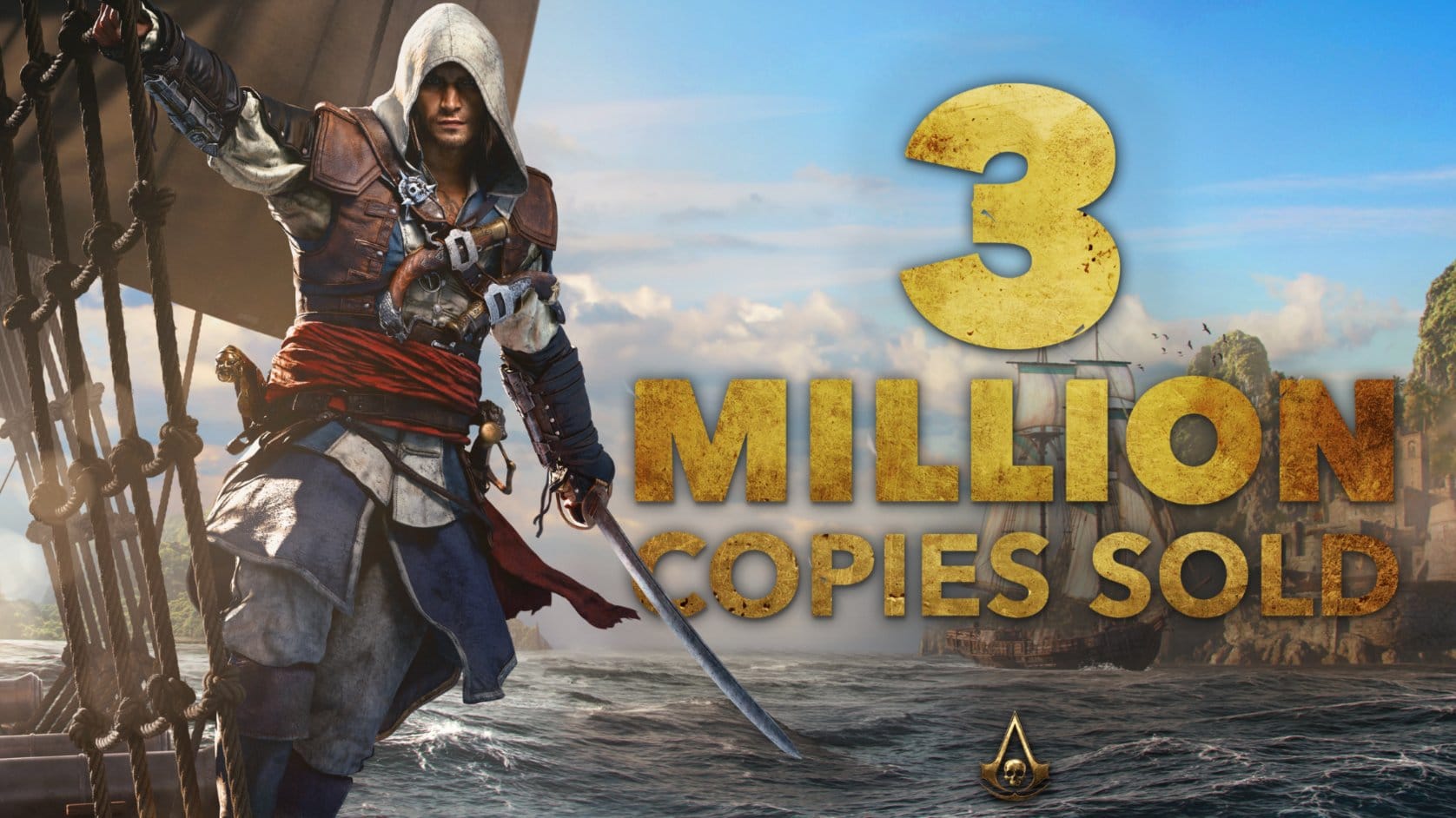 Assassin’s Creed Black Flag Resynced ultrapassou 3 milhões de cópias vendidas
