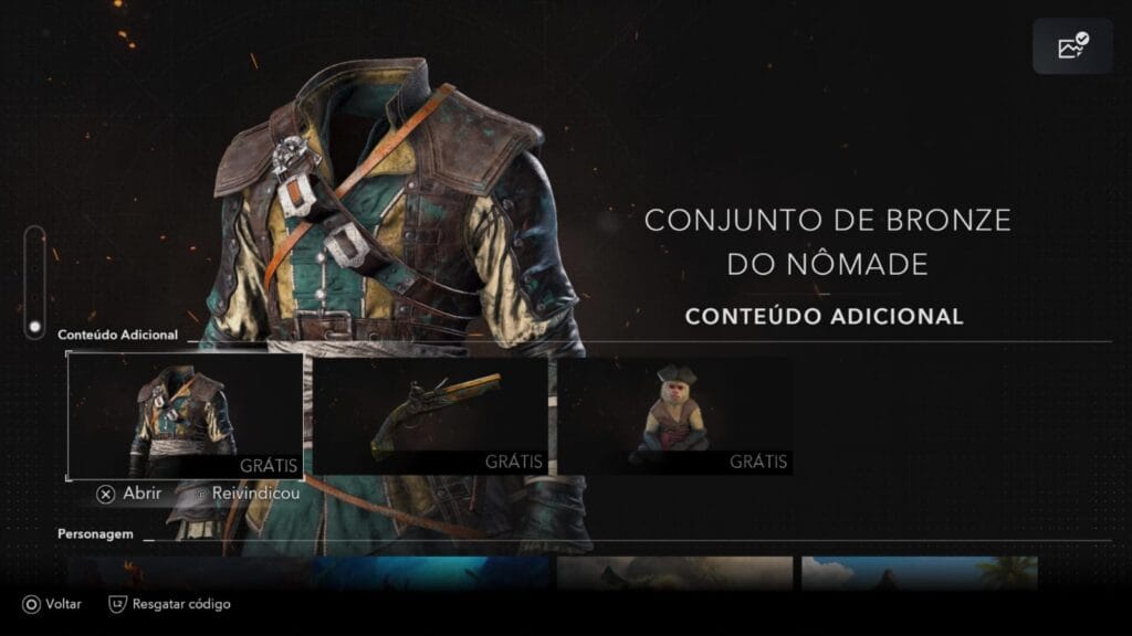 assassins creed black flag resynced conjunto do nomade