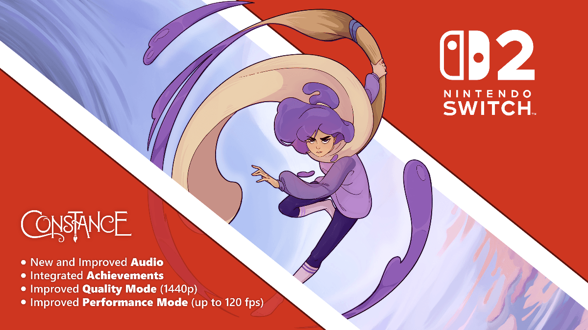 Constance, metroidvania desenhado à mão, chega ao Switch 2 em 30 de julho