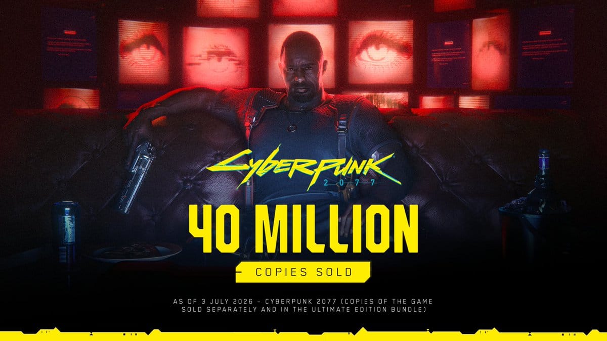 Cyberpunk 2077 ultrapassou 40 milhões de cópias vendidas