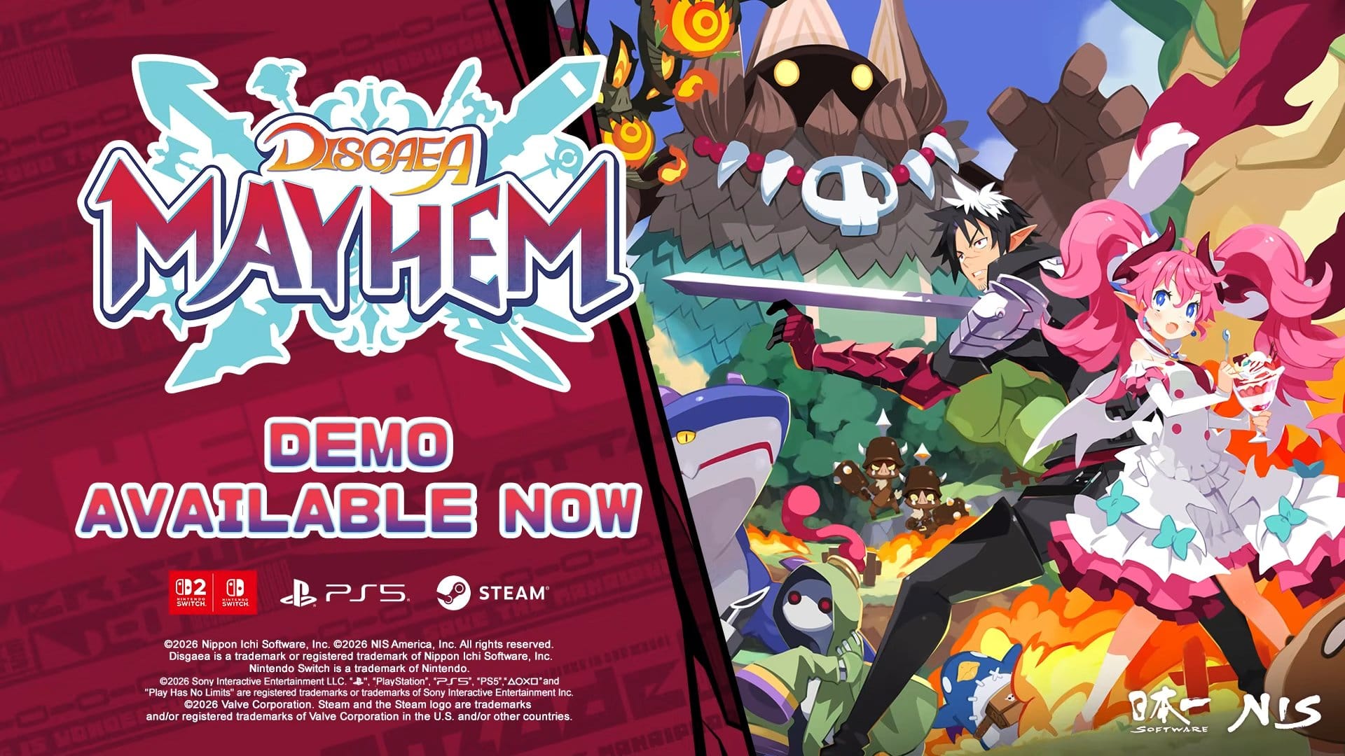 Demo de Disgaea Mayhem já está disponível