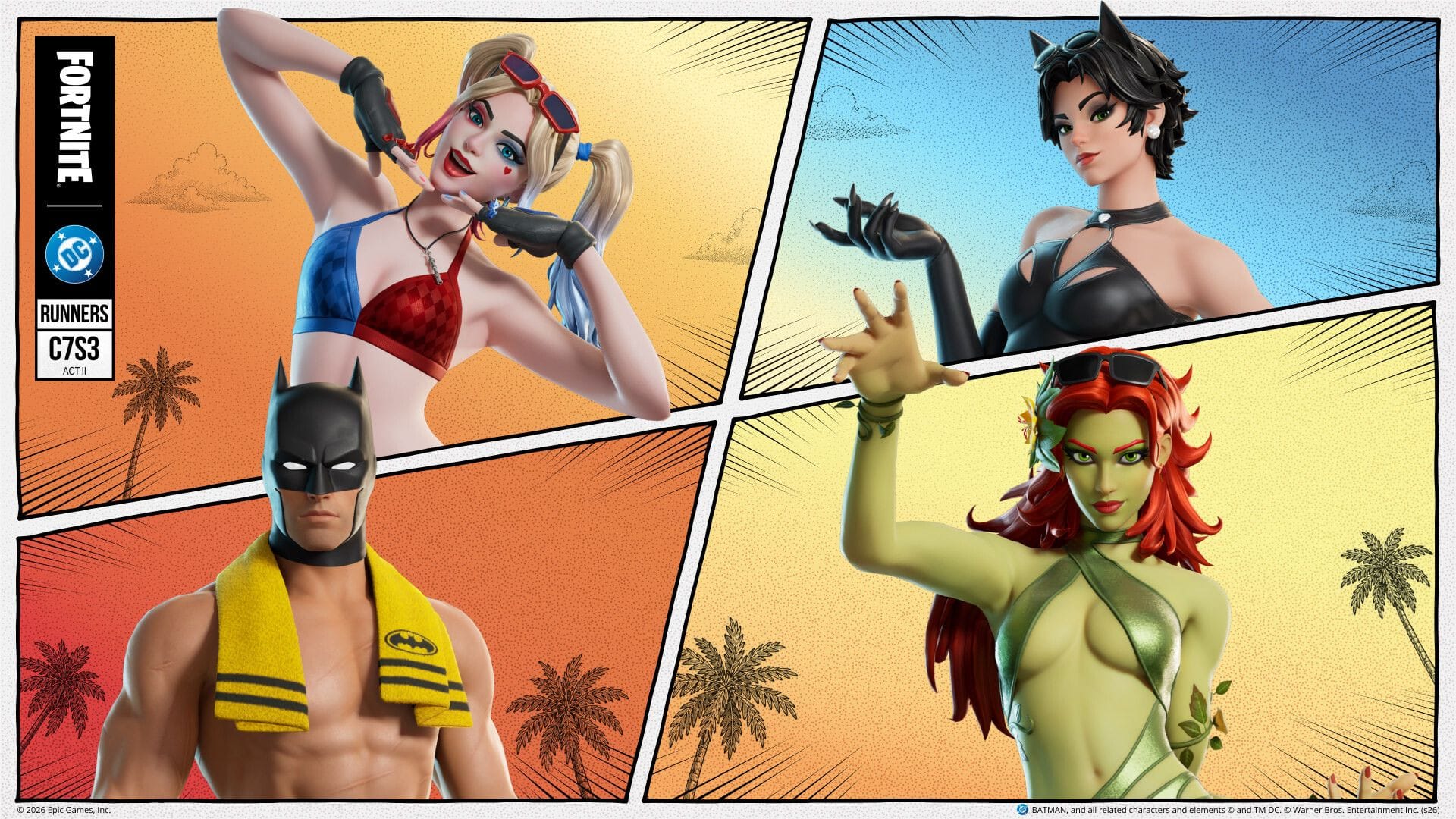 Fortnite recebe evento “Batférias de Verão” com Batcaverna e skins da DC