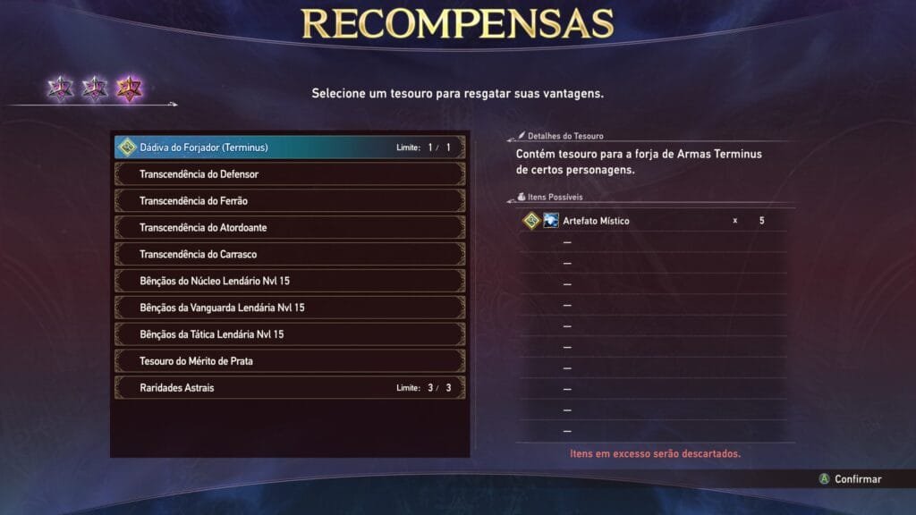 granblue fantasy relink artefato mistico