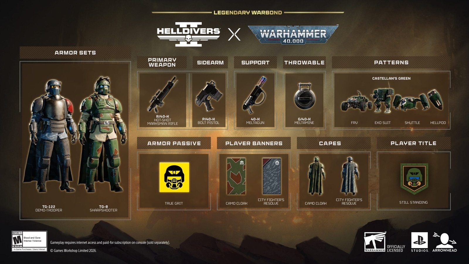 Crossover entre Helldivers 2 e Warhammer 40K ganha detalhes e data de lançamento