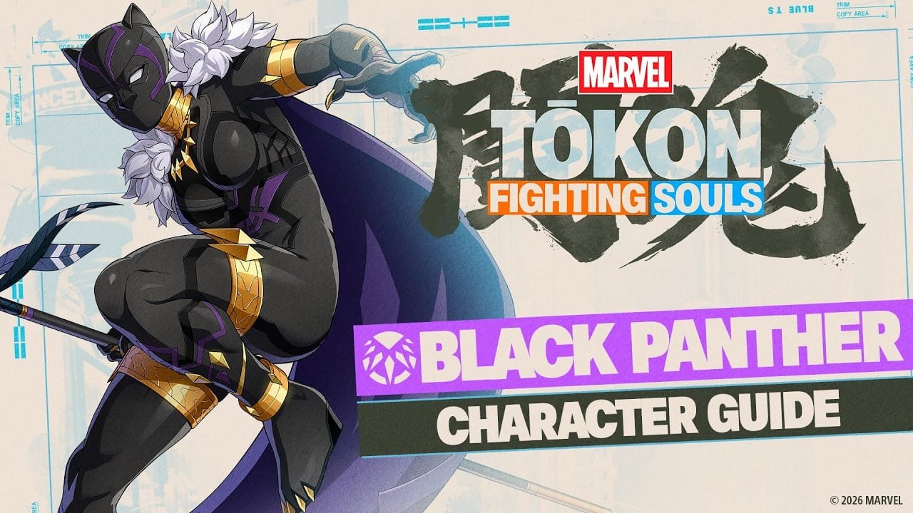 Novo trailer de MARVEL Tōkon: Fighting Souls detalha movimentação da Pantera Negra