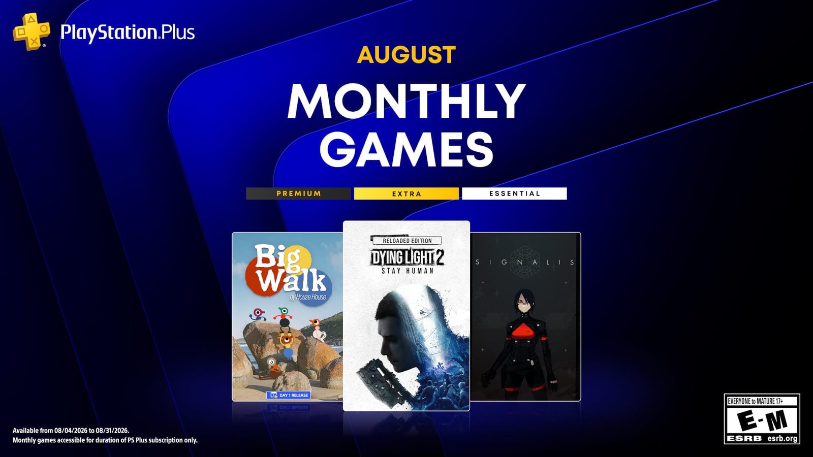 Jogos da PlayStation Plus Essential de agosto são revelados