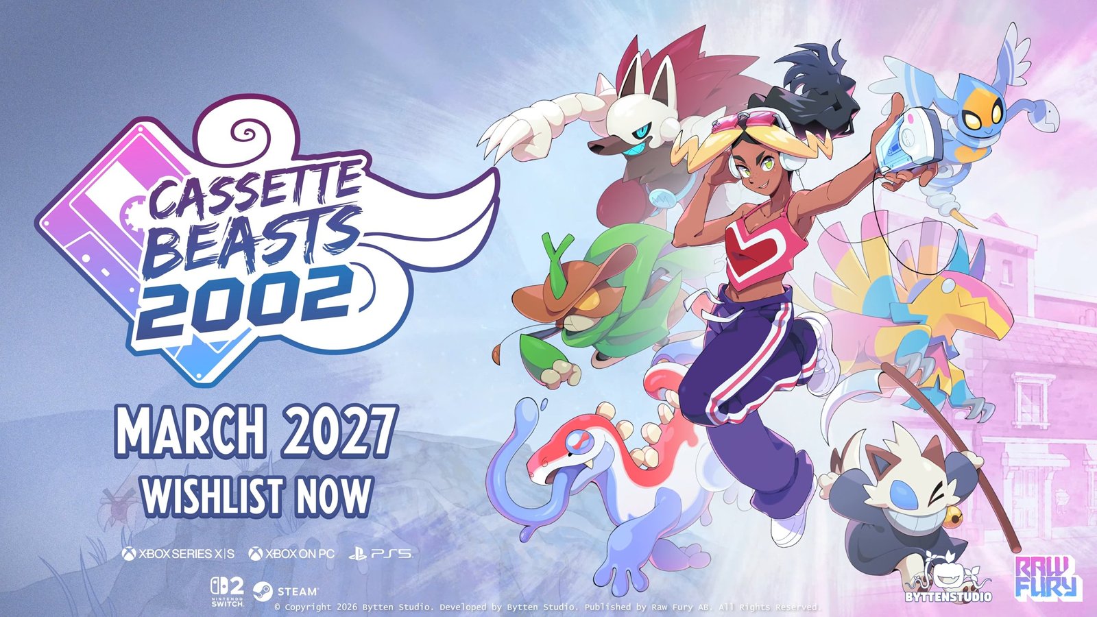 Cassette Beasts 2002 é anunciado para março de 2027
