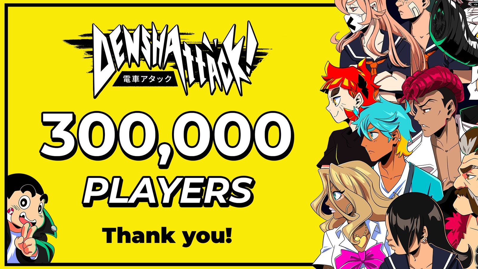 Denshattack alcança a expressiva marca de 300 mil jogadores