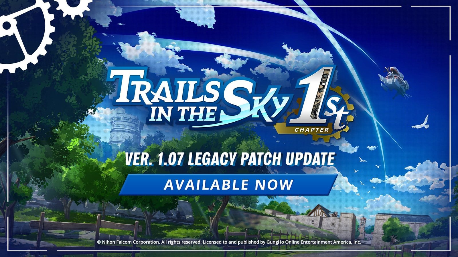 Trails in the Sky 1st Chapter recebe atualização 1.07 “Legacy Patch”