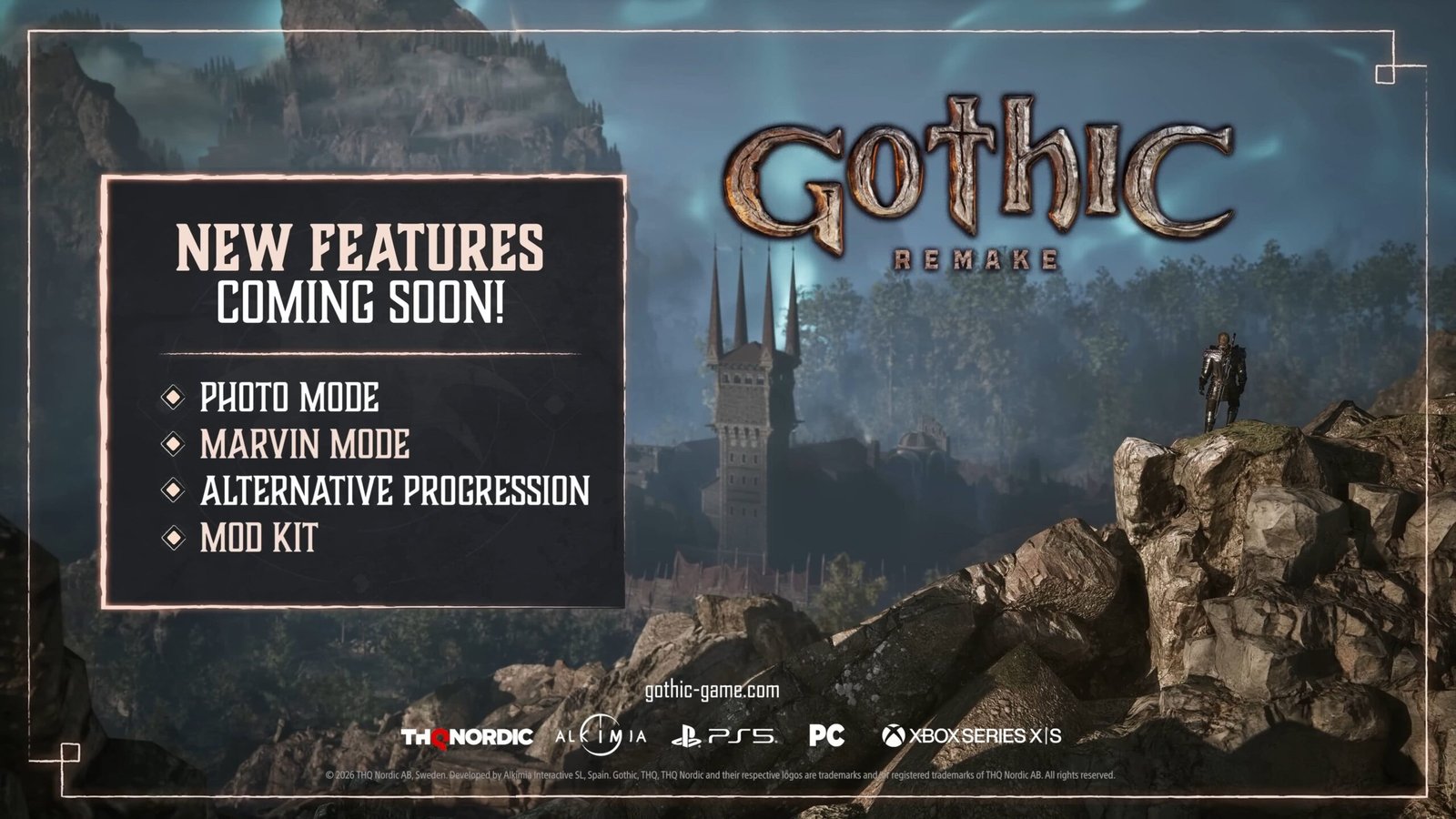 Gothic Remake: Atualizações trarão Modo Foto, suporte a mods e mecânicas inéditas