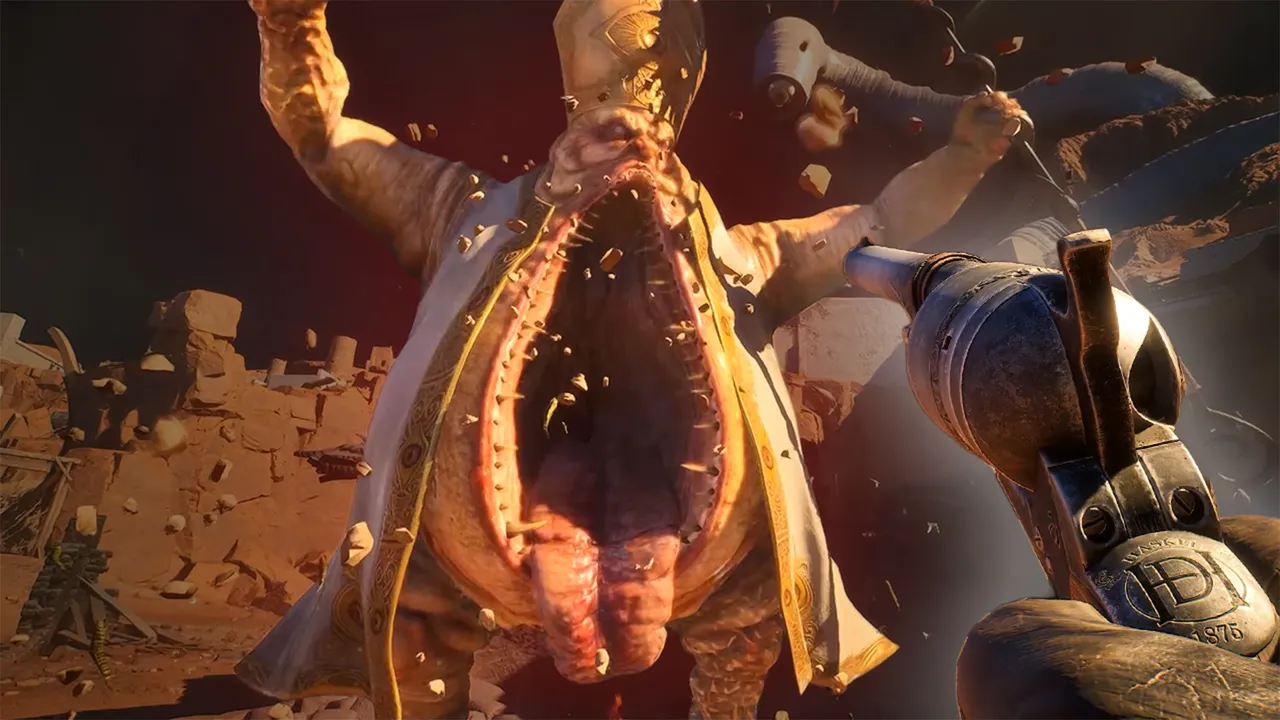 Guns of Eschaton, FPS Soulslike no Velho Oeste, será lançado ainda em 2026