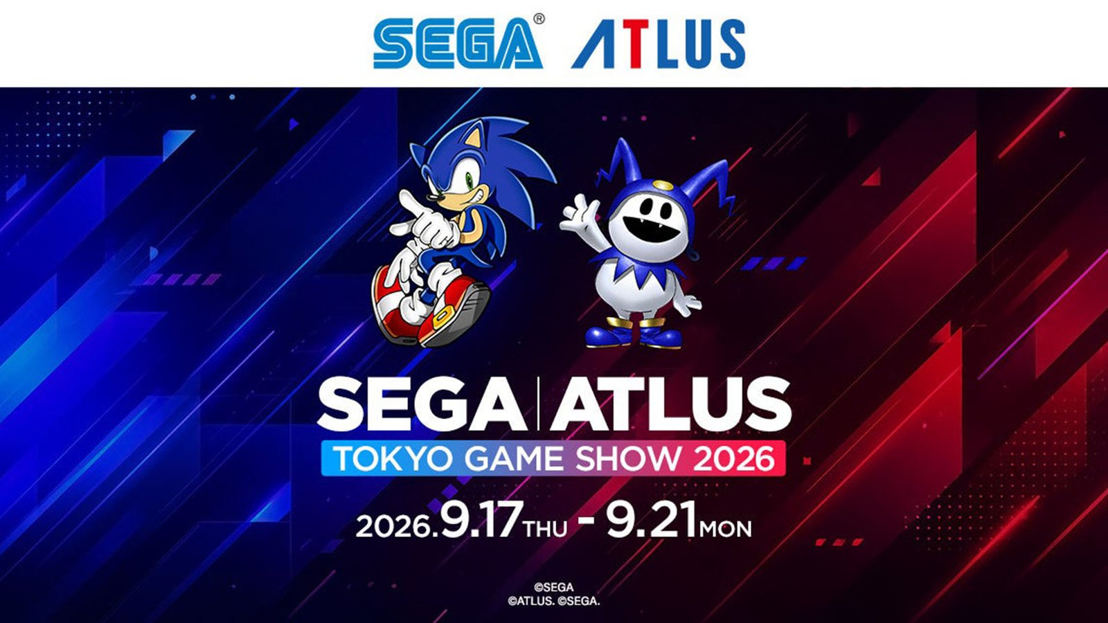 SEGA revelou sua lineup para a Tokyo Game Show 2026