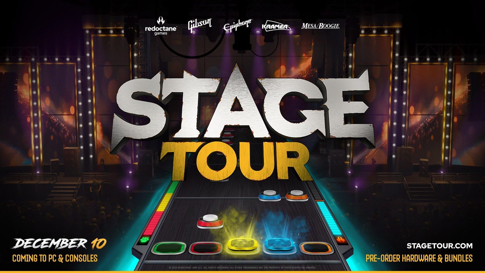 Stage Tour, novo jogo de ritmo dos criadores de Guitar Hero, chega em 10 de dezembro