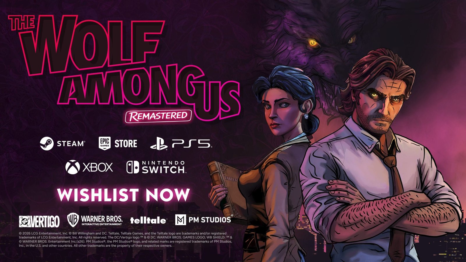 The Wolf Among Us Remastered ganha data de lançamento para 29 de outubro