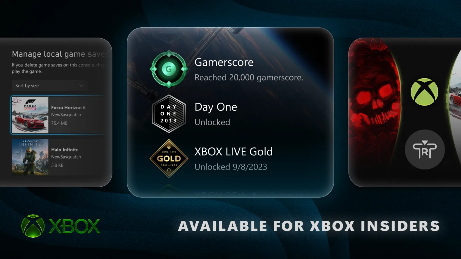 Xbox libera nova atualização para insiders com gerenciador de saves locais e modo imersivo