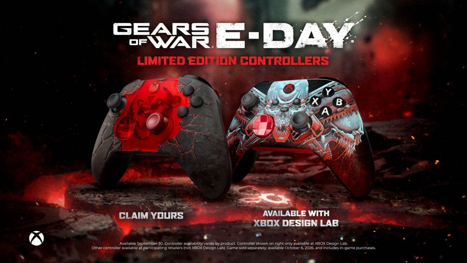 Xbox anuncia controle edição limitada de Gears of War: E-Day