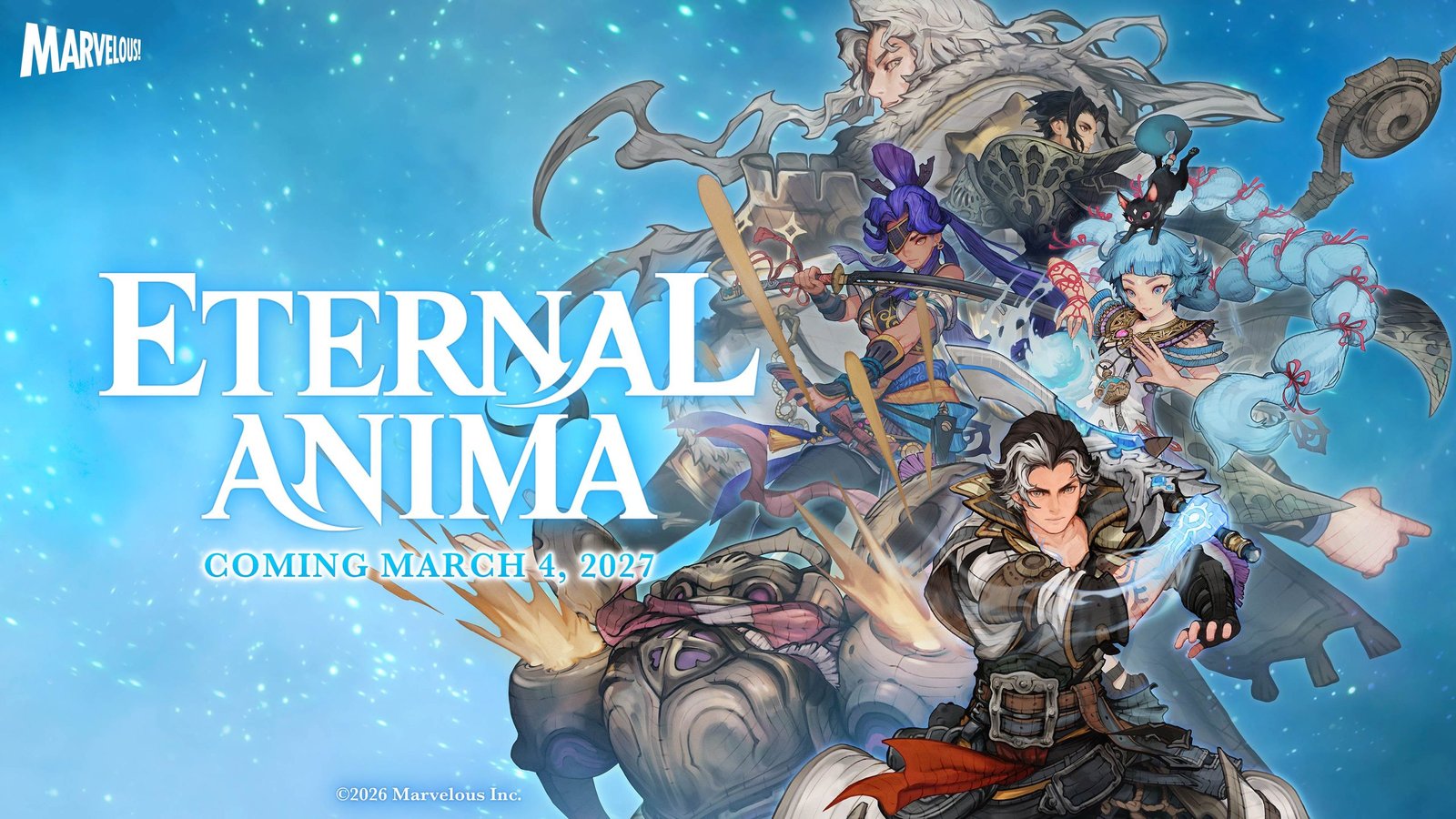 Eternal Anima será lançado em 4 de março de 2027 para PS5, Xbox Series, Switch 2 e PC