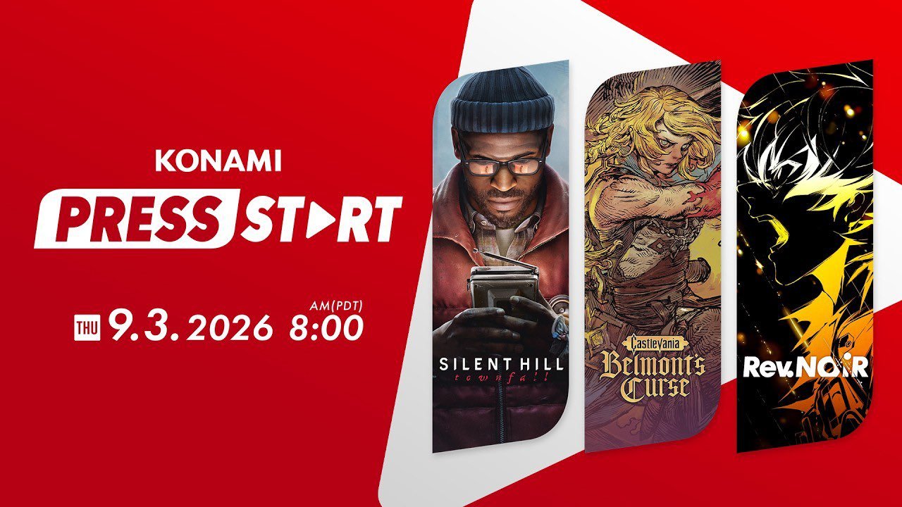 Konami anuncia transmissão em 3 de setembro com novidades de Castlevania: Belmont’s Curse, Silent Hill: Townfall e mais