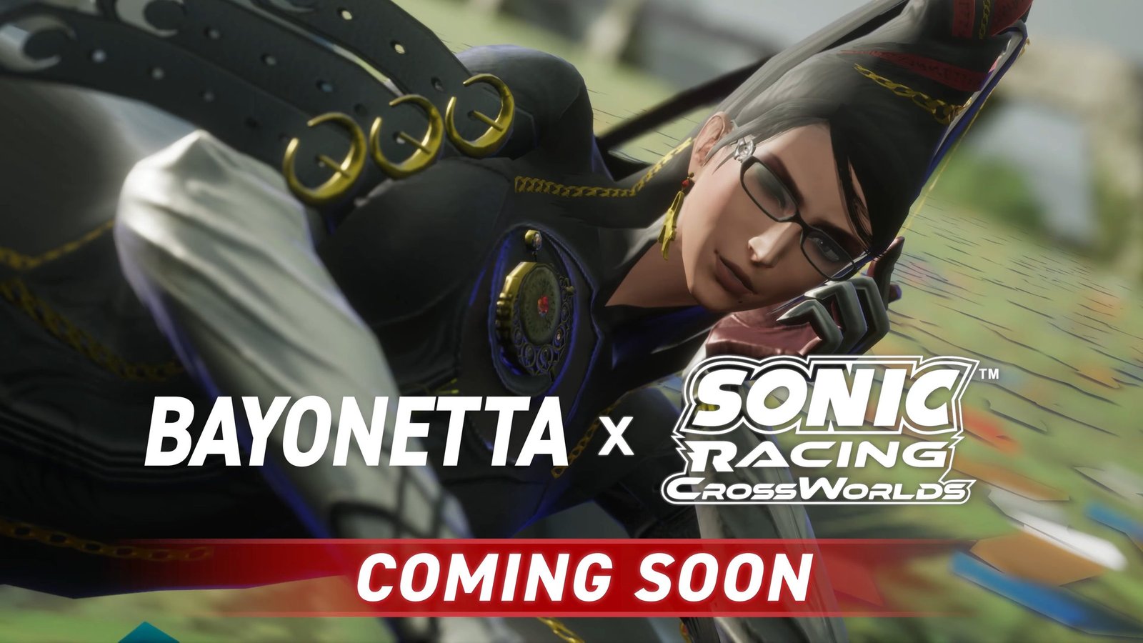 Sonic Racing: CrossWorlds receberá Bayonetta em nova atualização gratuita