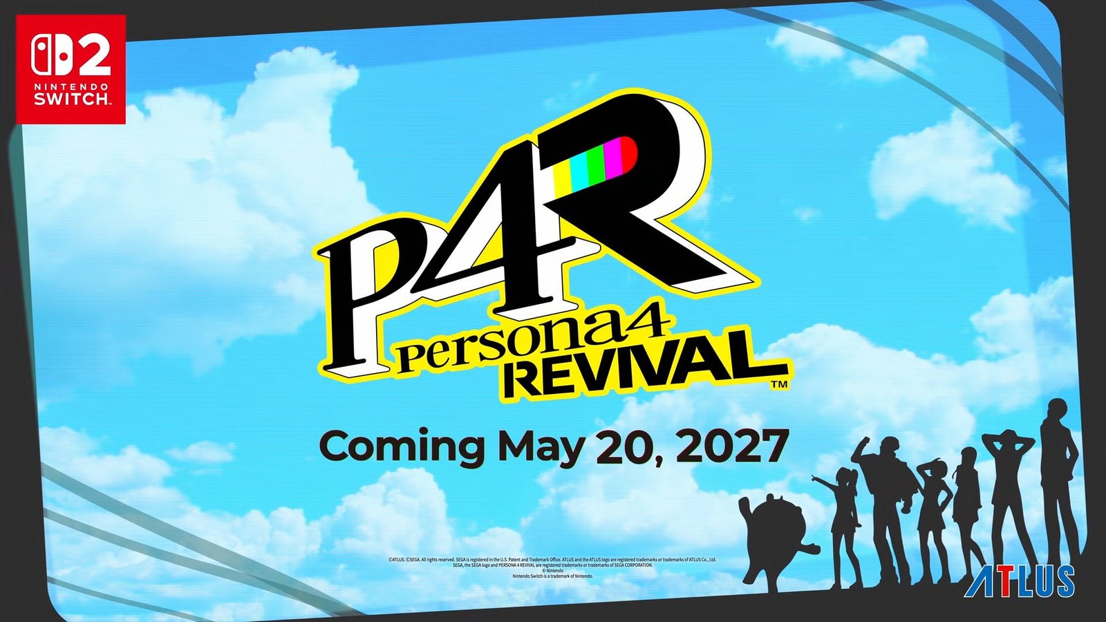 Persona 4 Revival será lançado em 20 de maio de 2027 para Nintendo Switch 2