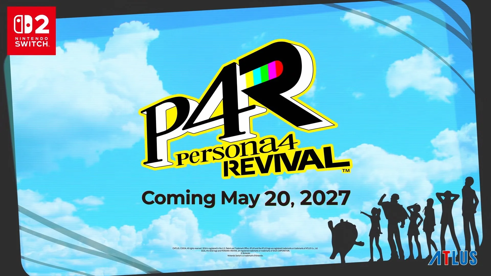 Persona 4 Revival será lançado em 20 de maio de 2027 para Nintendo Switch 2