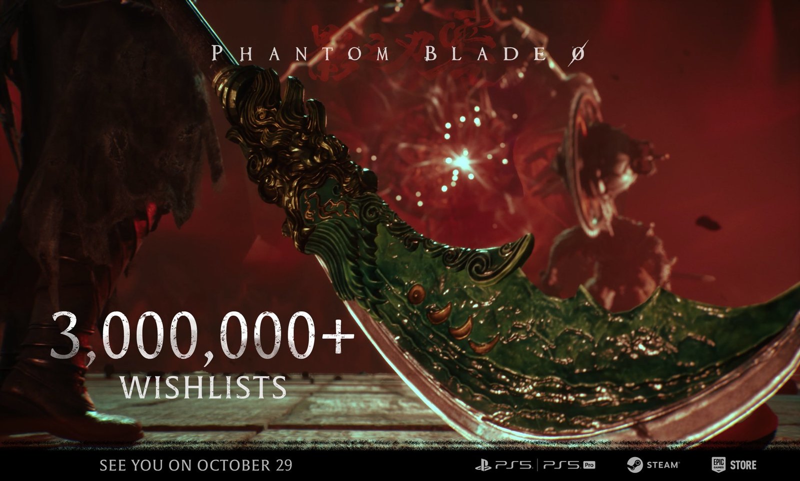Phantom Blade Zero alcança 3 milhões de adições a lista de desejos