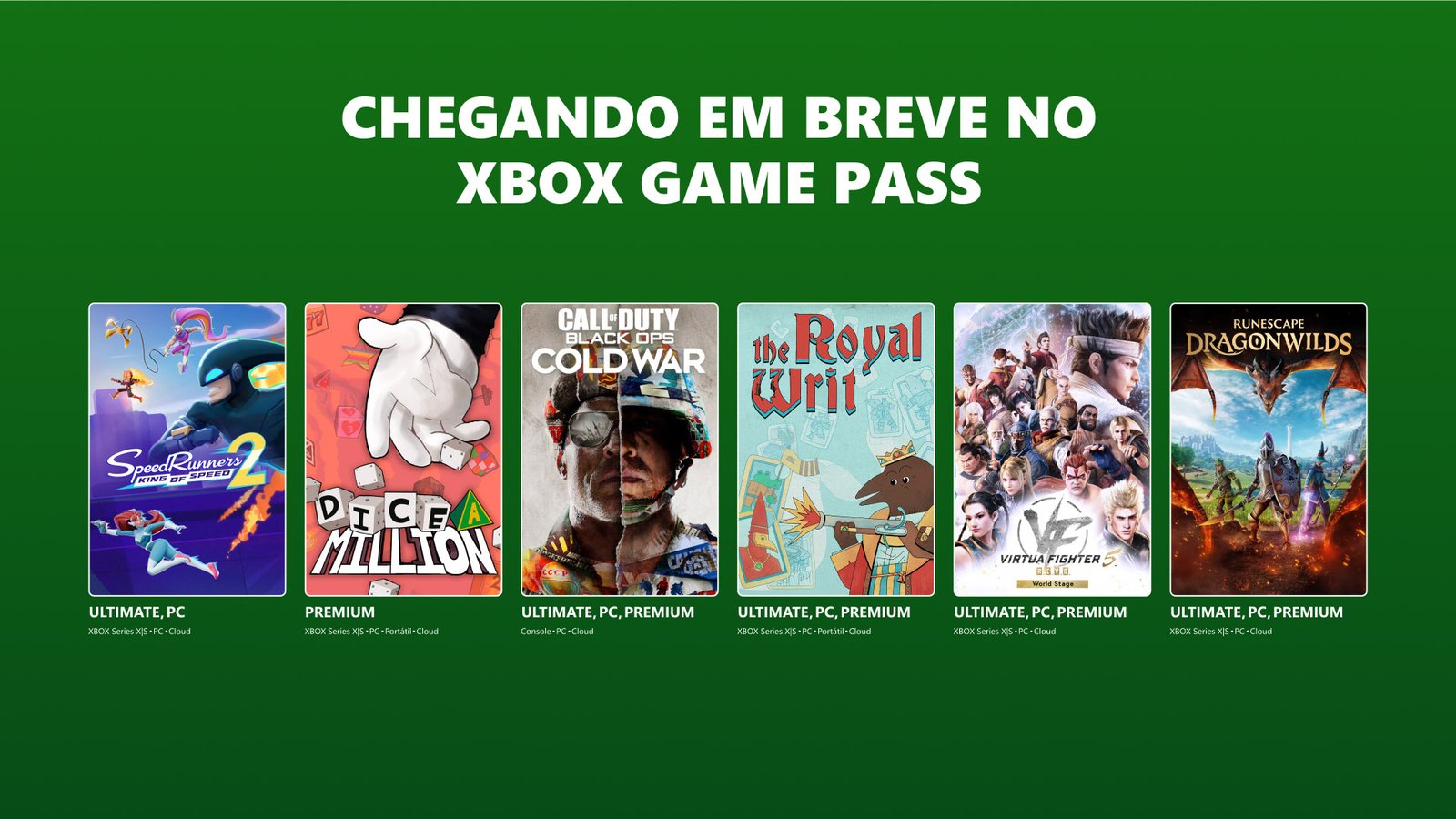 Primeira leva de jogos chegando ao Game Pass em setembro é revelada