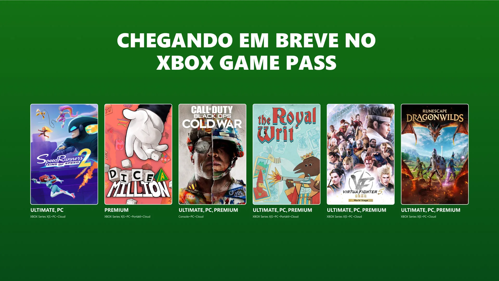 Primeira leva de jogos chegando ao Game Pass em setembro é revelada