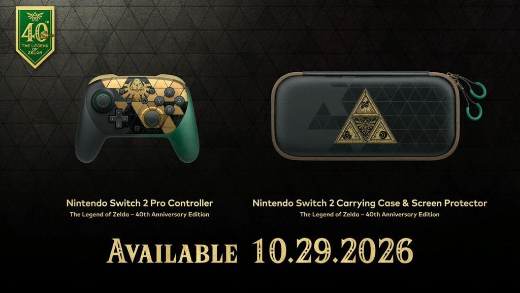 zelda controle e estojo