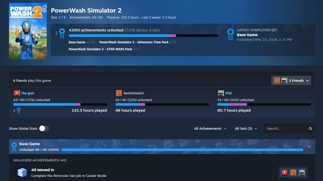 Valve lança beta dos Conjuntos de Conquistas no Steam para reorganizar o progresso dos jogadores