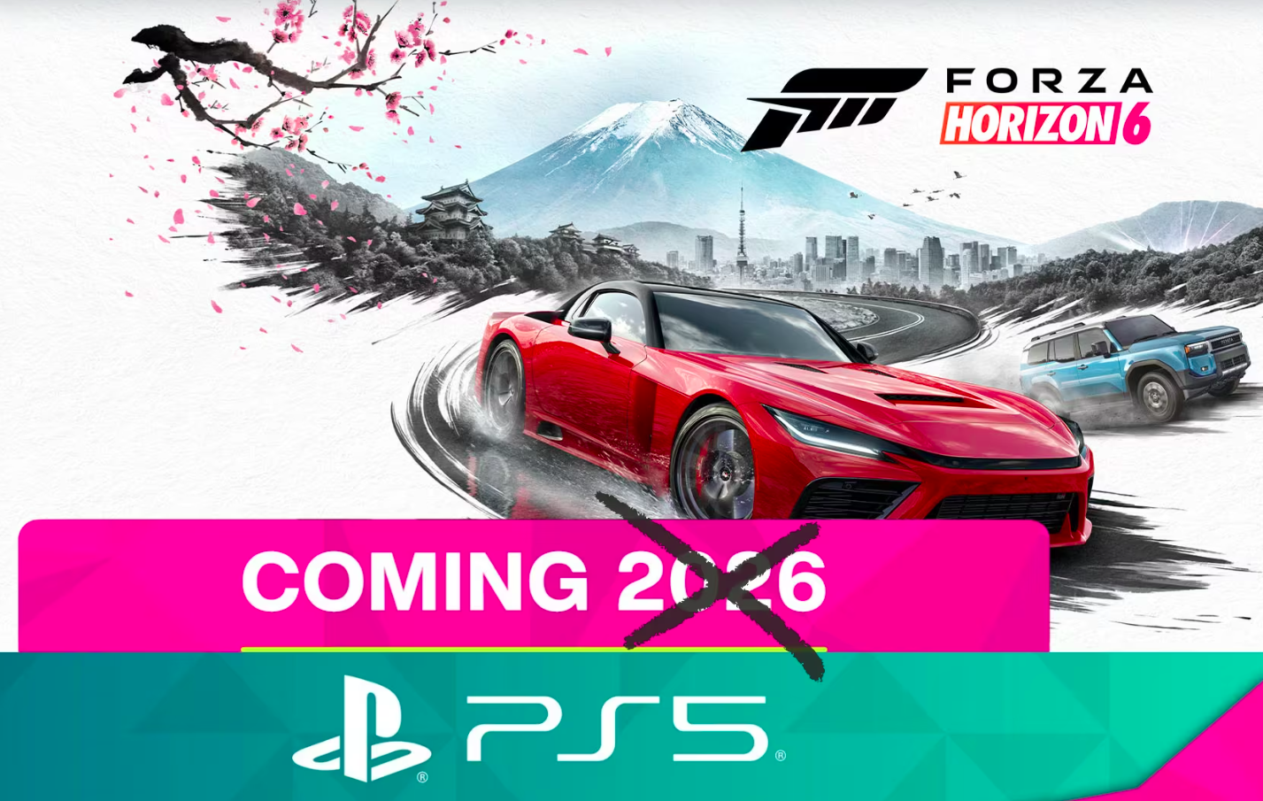 Forza Horizon 6 deve chegar ao PS5 apenas em 26 de janeiro de 2027, afirma insider billbil-kun
