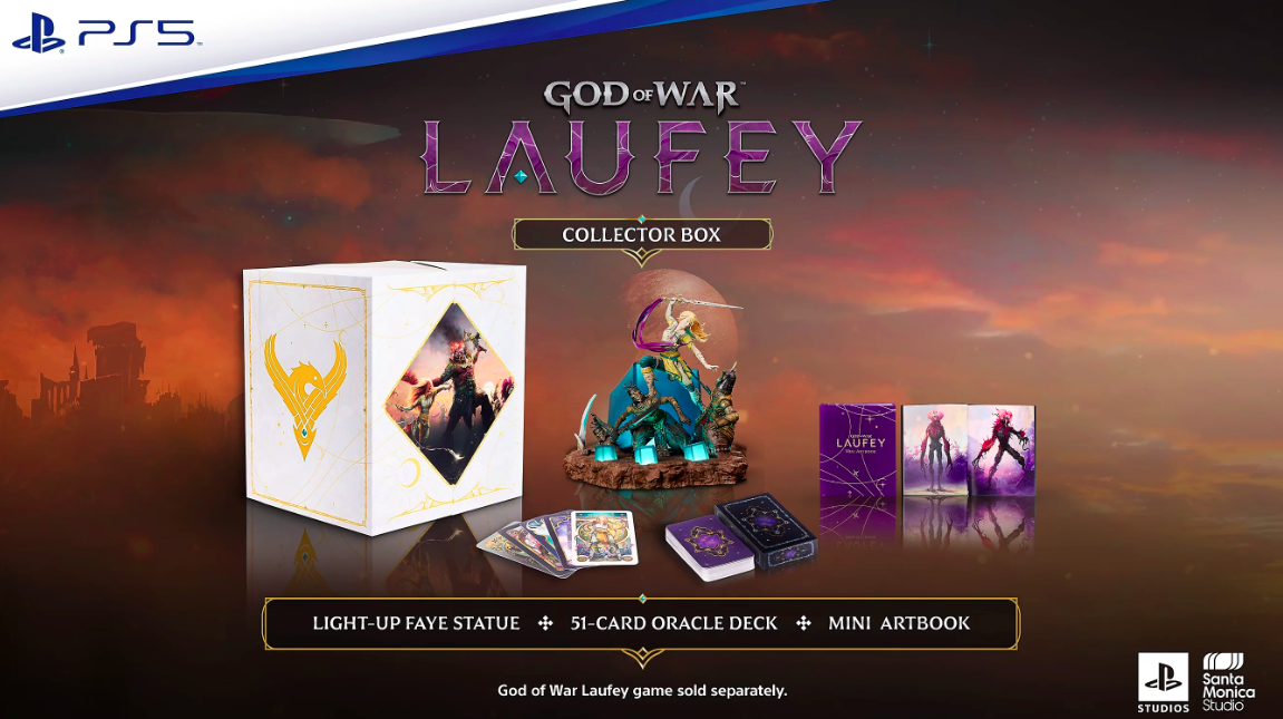 God of War Laufey: Edição de Colecionador entra em pré-venda com estátua de Faye