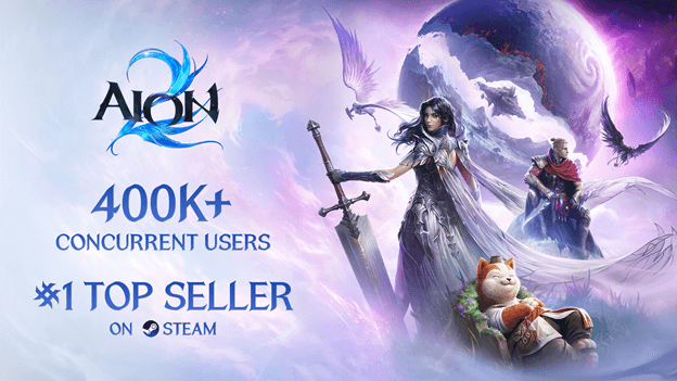 AION 2 ultrapassou 400 mil jogadores simultâneos e lidera rankings do Steam