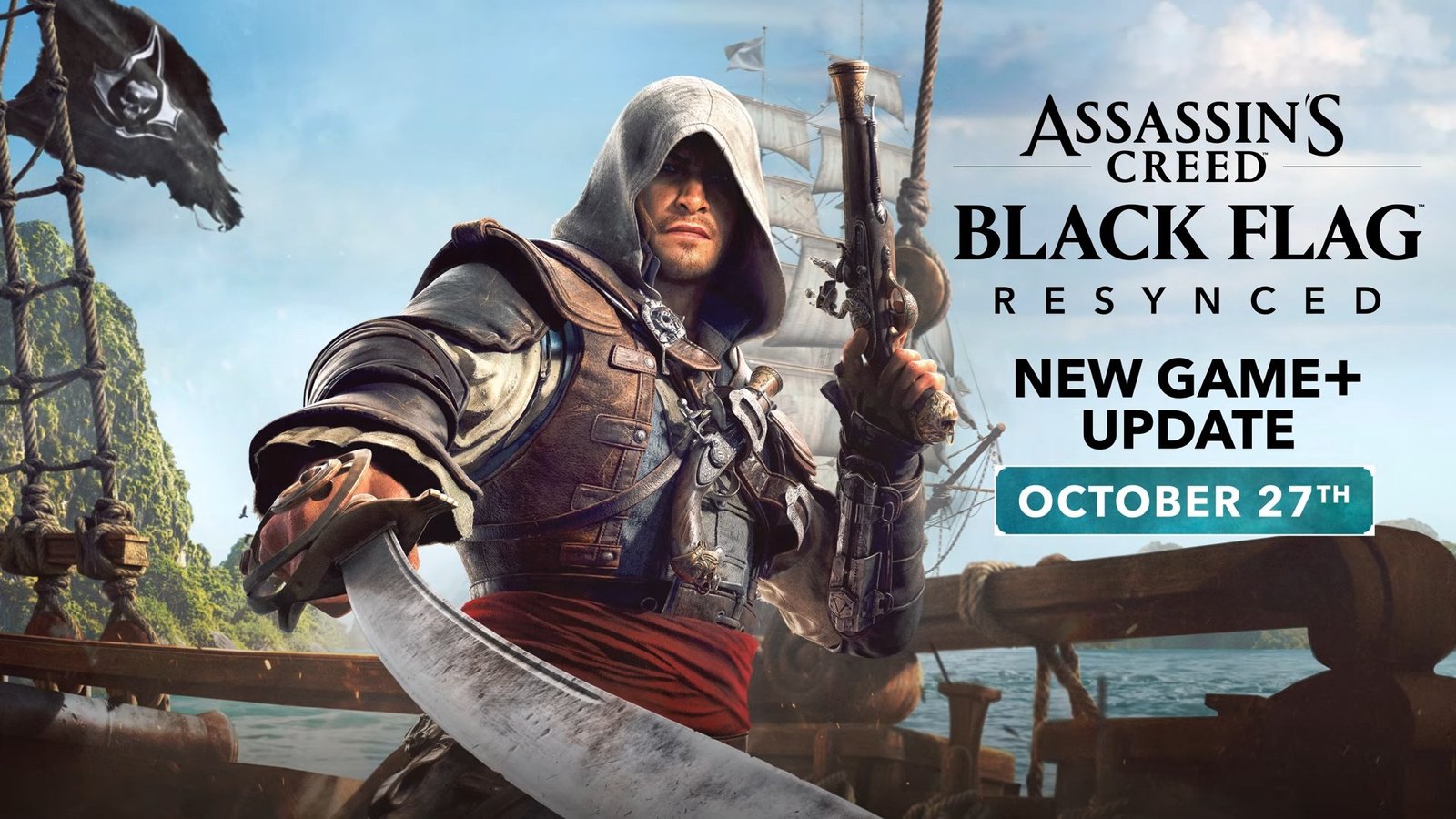 Assassin’s Creed Black Flag Resynced receberá New Game+ em 27 de Outubro