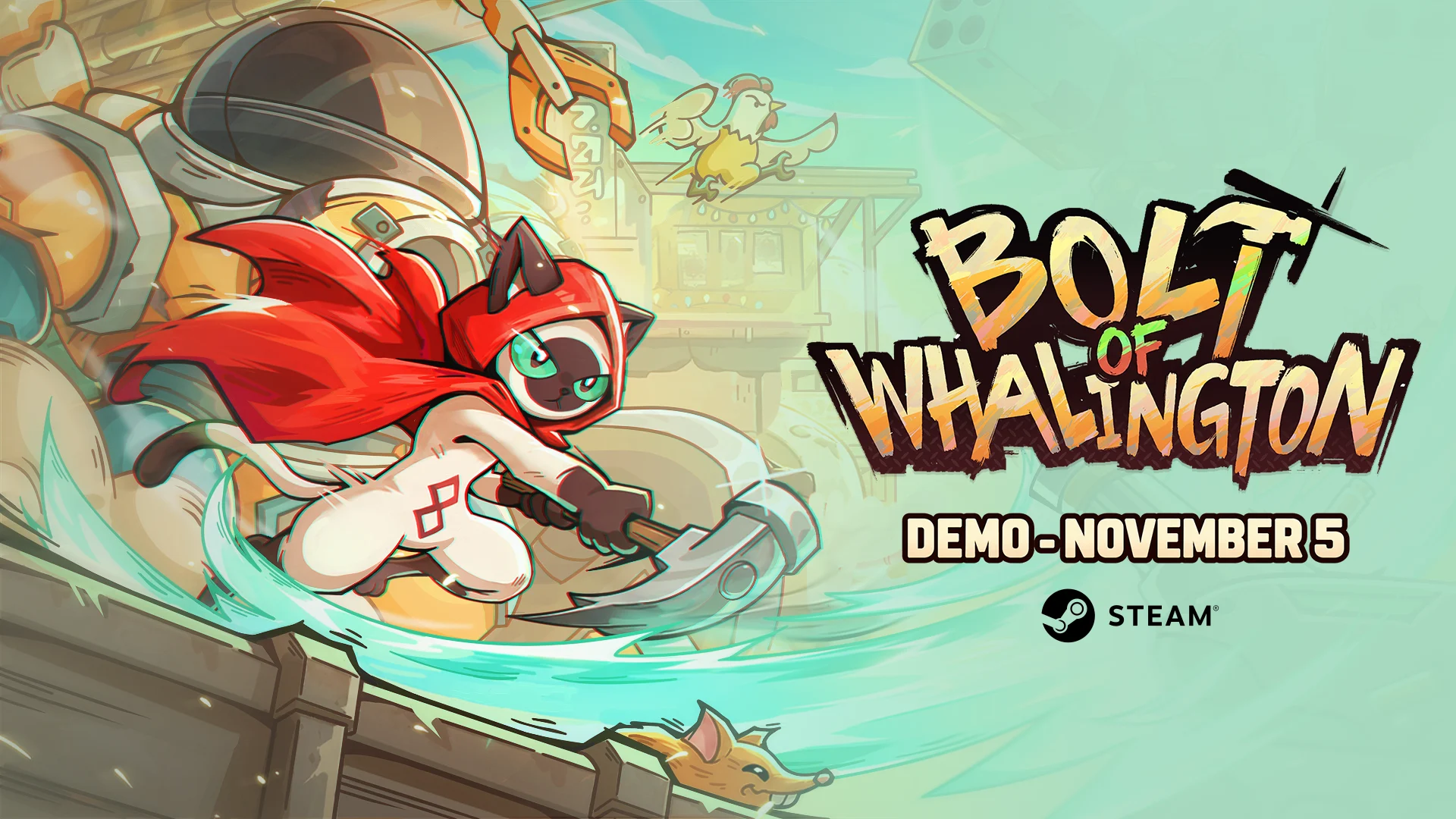 Demo de Bolt of Whalington chega ao Steam no início de novembro