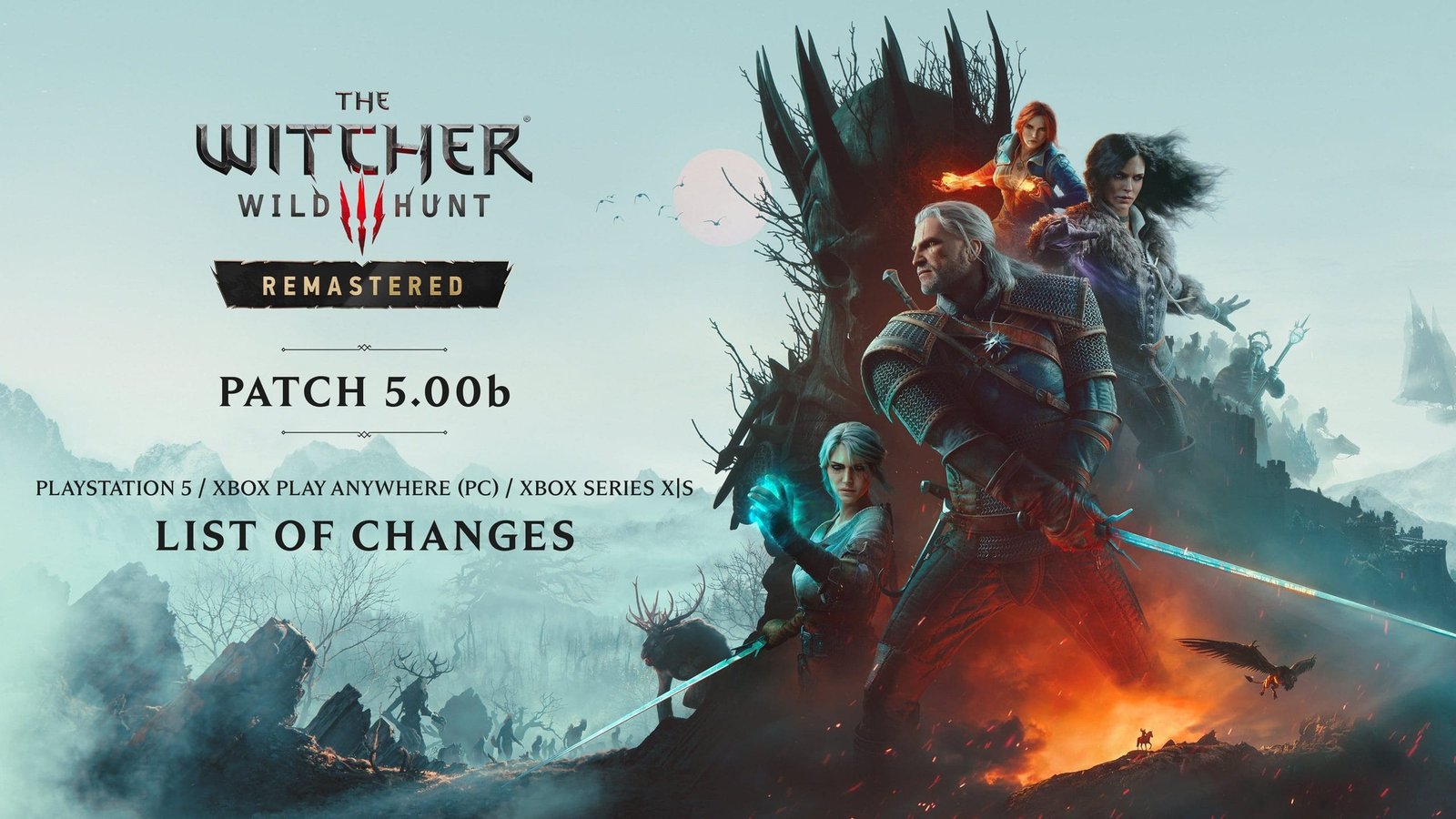 The Witcher 3: Wild Hunt Remastered recebe atualização para corrigir iluminação e DLSS